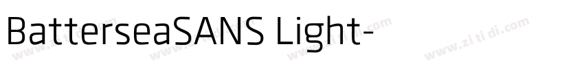 BatterseaSANS Light字体转换